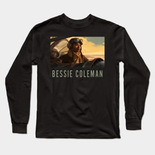 Bessie Coleman Long Sleeve T-Shirt